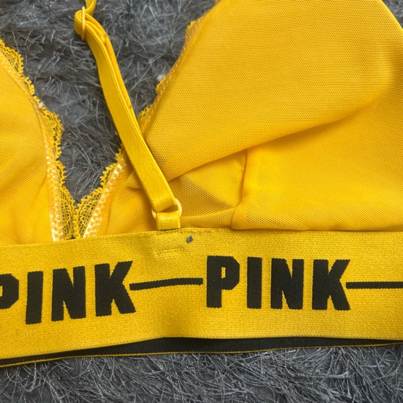 Victoria’s Secret PINK Yellow Lace Bralette! - Picture 7 of 12